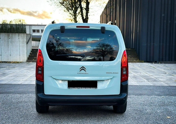 Citroen Berlingo cena 62500 przebieg: 155000, rok produkcji 2018 z Łódź małe 466